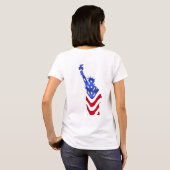 Die US-Flagge - Der grundlegende T - Shirt der Fra (Schwarz voll)