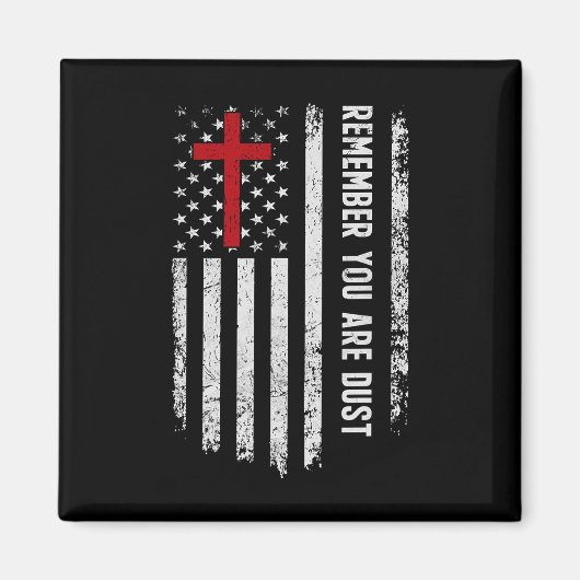 Die US-Flagge Kreuz Denken Sie daran, Sie sind Sta Magnet (Vorne)