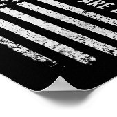 Die US-Flagge Kreuz Denken Sie daran, Sie sind Sta Poster (Ecke)
