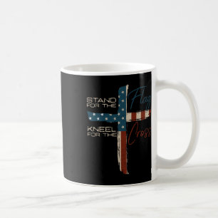 Die US-Flagge religiöses Zitat 4. Juli Christliche Kaffeetasse