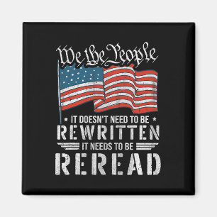 Die US-Flaggenverfassung der USA muss neu gelesen  Magnet