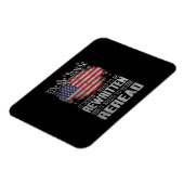 Die US-Flaggenverfassung der USA muss neu gelesen Magnet (Linke Seite)