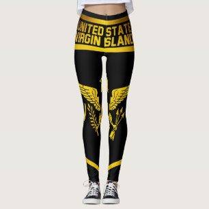 Die US-Jungferninseln-Emblem Leggings