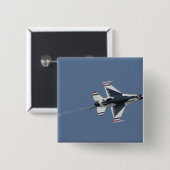 Die US-Luftwaffe Thunderbird Button (Vorne & Hinten)