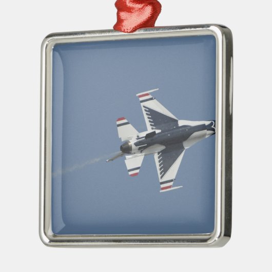 Die US-Luftwaffe Thunderbird Silbernes Ornament (Links)