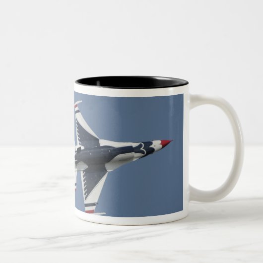 Die US-Luftwaffe Thunderbird Zweifarbige Tasse (Rechts)