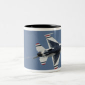 Die US-Luftwaffe Thunderbird Zweifarbige Tasse (Mittel)