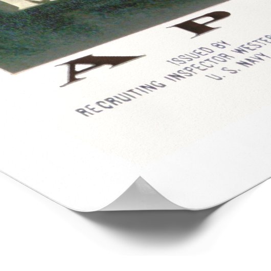 Die US-Marine braucht Männer (US02300) Poster (Ecke)