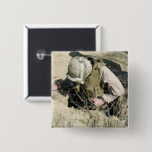 Die US-Marine springt ein Loch hinunter Button (Vorne & Hinten)