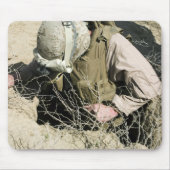 Die US-Marine springt ein Loch hinunter Mousepad (Vorne)