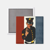 Die US-Marineinfanterie Wollte Sie Magnet (Vorderseite/Rückseite)