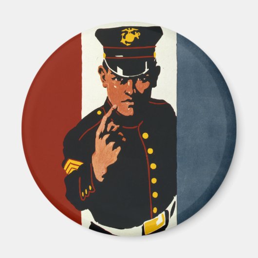 Die US-Marineinfanterie Wollte Sie Magnet (Vorne)