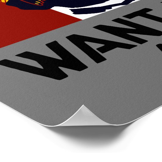 Die US-Marines Wollte dich — WWI Poster (Ecke)