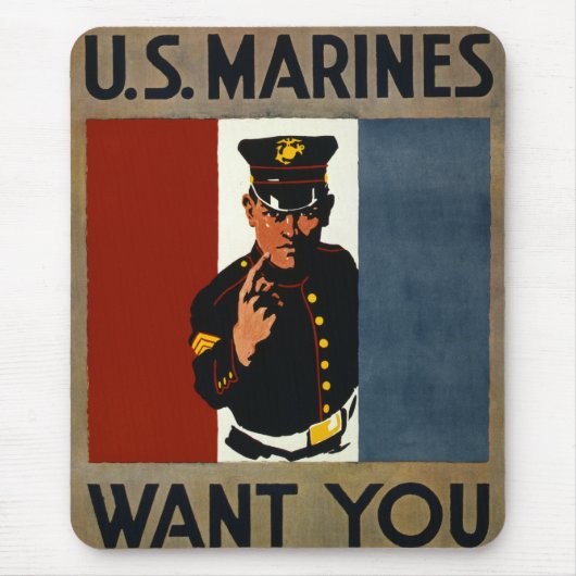 Die US-Marinesoldaten wollen Sie Mousepad (Vorne)