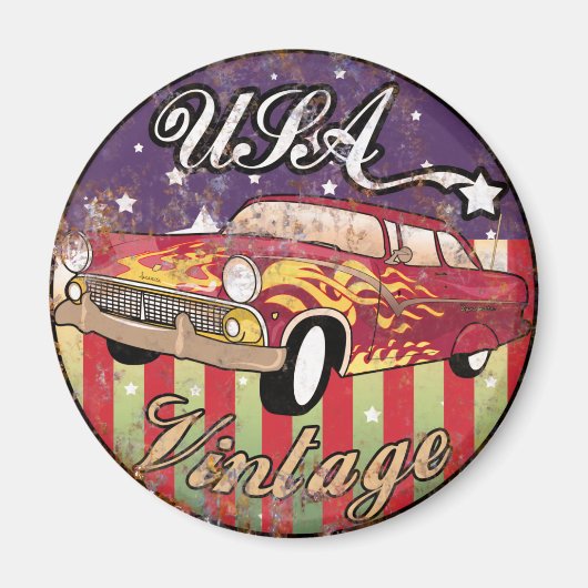 Die USA 59 Vintag Magnet (Vorne)