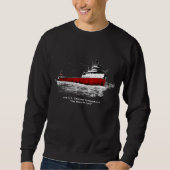 Die USA Edmund Fitzgerald ~ "The Mighty FITZ" Sweatshirt (Vorderseite)
