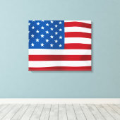 Die USA Leinwanddruck (Insitu (Holzboden))