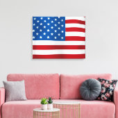Die USA Leinwanddruck (Insitu (Wohnzimmer))