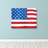 Die USA Leinwanddruck (Insitu (Holzboden))