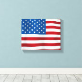 Die USA Leinwanddruck (Insitu (Holzboden))