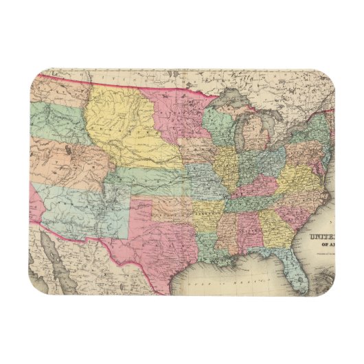 Die USA Magnet (Horizontal)