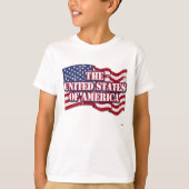 Die USA mit Flaggenproblemen T-Shirt (Vorderseite)