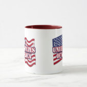 Die USA mit Flaggenproblemen Tasse (Zentrum)