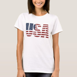 Die USA patriotisches Amerika der amerikanische T-Shirt