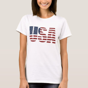 Die USA patriotisches Amerika der amerikanische T-Shirt