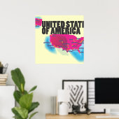 Die USA Poster (Heimbüro)