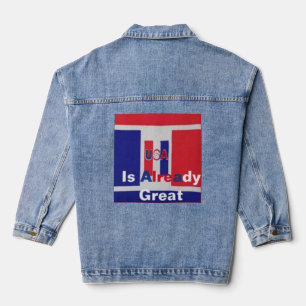 Die USA sind bereits groß Jeansjacke