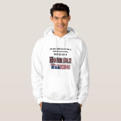"Die USA sind eine schreckliche Warnung" Hoodie (Vorne ganz)