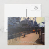 Die USA Sullivans (DD-537) Postkarte (Vorne/Hinten)
