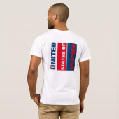 Die USA T-Shirt (Schwarz voll)