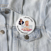 Die USA will Trump, nicht mehr zu weinen Button (Beispiel)