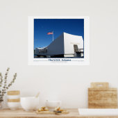 Die USS ARIZONA Poster (Küche)