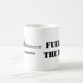 DIE USS NORTH CAROLINA FUEL FOR FLEET KAFFEETASSE (Mittel)