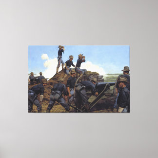 Die Utah Light Artillerie von Keith Rocco Print Leinwanddruck