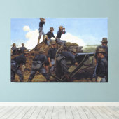 Die Utah Light Artillerie von Keith Rocco Print Leinwanddruck (Insitu (Holzboden))