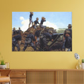 Die Utah Light Artillerie von Keith Rocco Print Leinwanddruck (Insitu (Wohnzimmer))