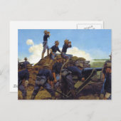 Die Utah Light Artillery von Keith Rocco Postkarte (Vorne/Hinten)