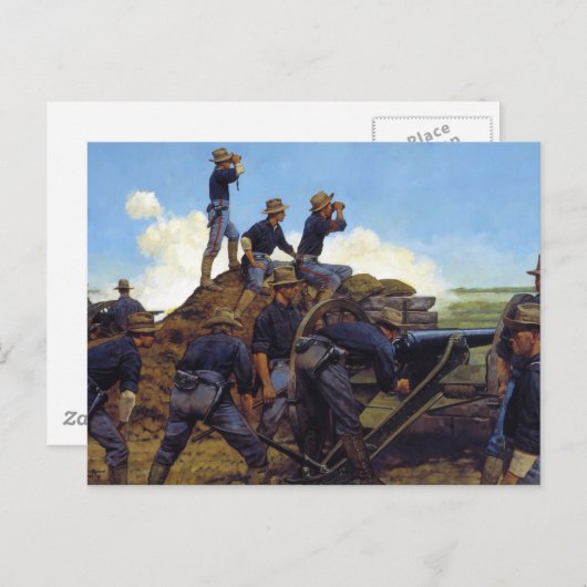 Die Utah Light Artillery von Keith Rocco Postkarte (Vorne/Hinten)