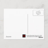 Die Vamp Halloween Postkarte (Rückseite)