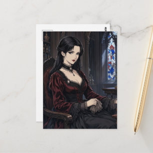 Die Vampir-Lady Postkarte