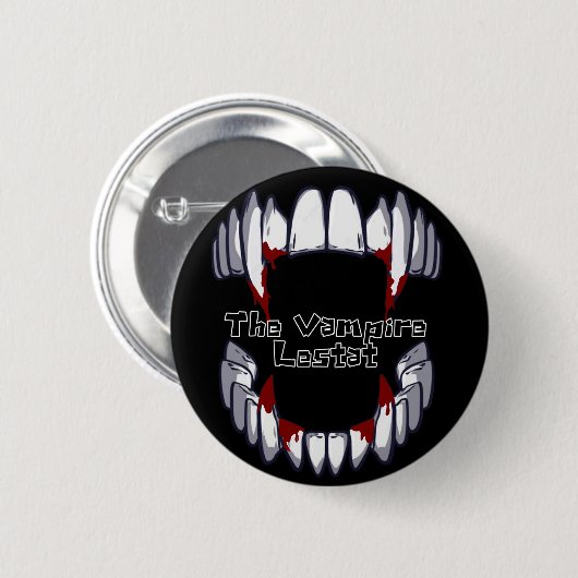 Die Vampire Lestat Fangs Button (Vorne & Hinten)