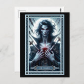 Die Vampire-Tarot-Karte Postkarte (Vorne/Hinten)