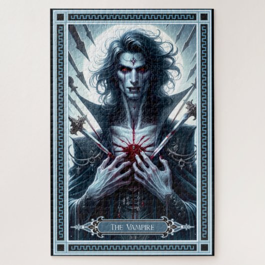 Die Vampire-Tarot-Karte Puzzle (Vertikal)