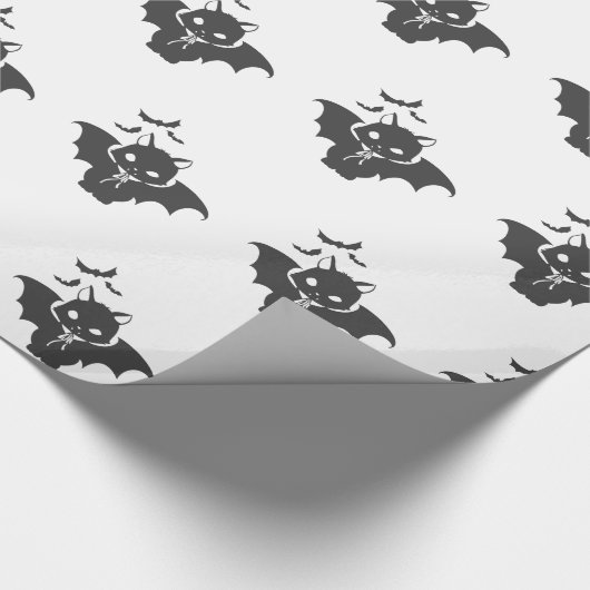 Die Vampirkatze hat einen Hund - Wählen Sie die Fa Geschenkpapier (Ecke)