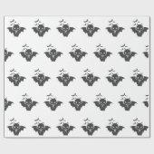 Die Vampirkatze hat einen Hund - Wählen Sie die Fa Geschenkpapier (Flach)