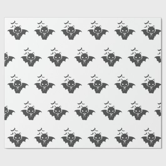 Die Vampirkatze hat einen Hund - Wählen Sie die Fa Geschenkpapier (Flach)